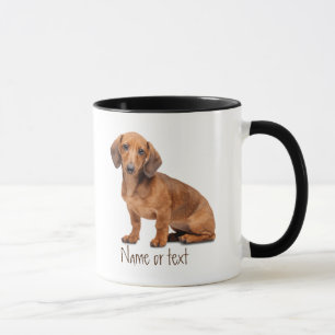 Mug Aquarelle Daschund chien animal de compagnie perso