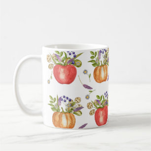 Mug Aquarelle d'automne, Composition transparente.