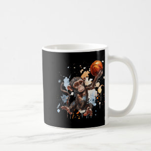 Mug Aquarelle de basket-ball OEuvre d'art de mignons s