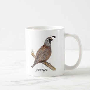 Mug Aquarelle de caille