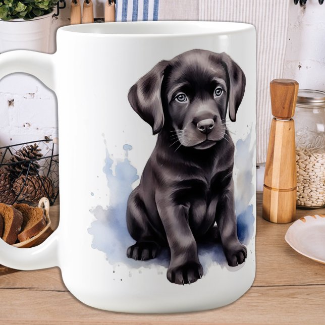 Mug Aquarelle de Chien Chien Chien Mignonne Labrador R (Créateur téléchargé)
