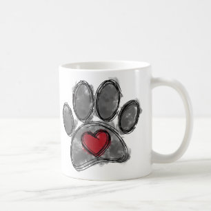 Mug Aquarelle de dessin Amoureux des chiens