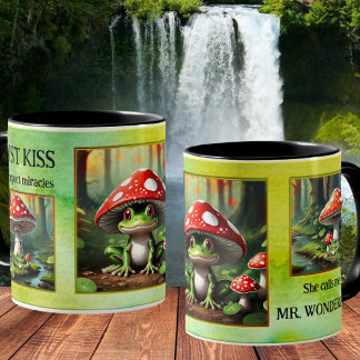 Mug Aquarelle de grenouille amusante photo