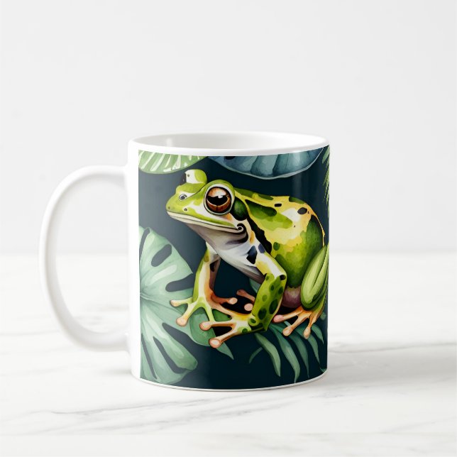 Mug Aquarelle de grenouilles (Gauche)