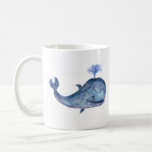 Mug Aquarelle de la Baleine bleue