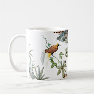 Mug Aquarelle de la jungle léopard Scène tropicale