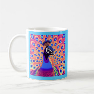 Mug Aquarelle de paon