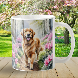 Mug Aquarelle de race de chien de Golden Retriever