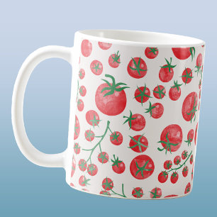 Mug Aquarelle de tomate Méditerranée