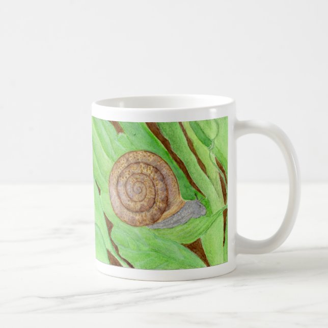 Mug Aquarelle des escargots (Droite)