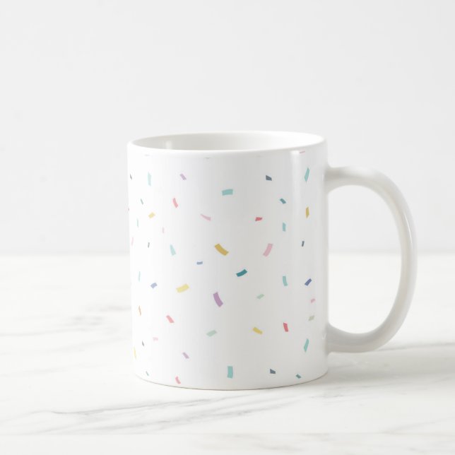 Mug Aquarelle douce Motif Confetti (Droite)