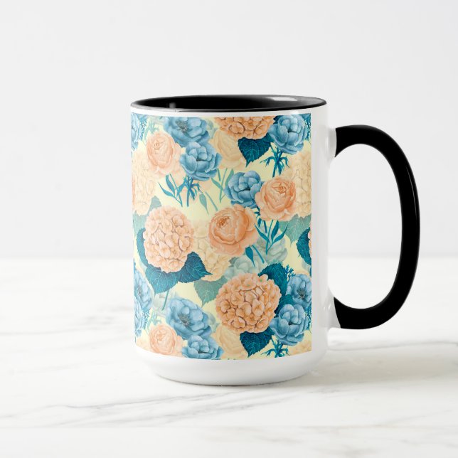 Mug Aquarelle du jardin de printemps (Droite)