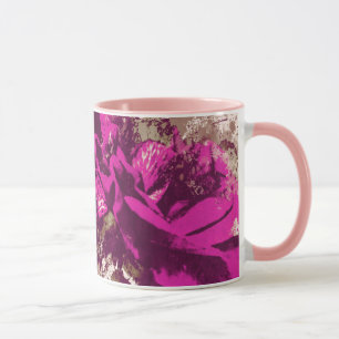 Mug Aquarelle du Rose pourpre de moût