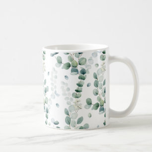 Mug Aquarelle eucalyptus feuilles
