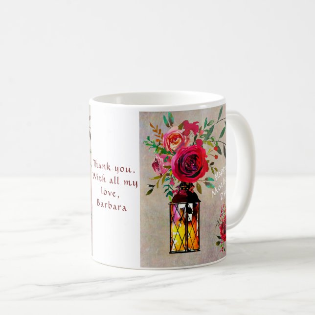 Mug Aquarelle Fête des mères florales   (Devant droit)