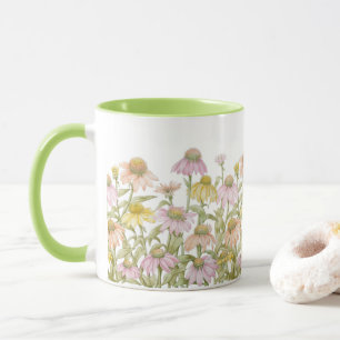 Mug Aquarelle fleurie d'art botanique