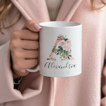 Mug Aquarelle florale - A<br><div class="desc">Offrez cette magnifique tasse en cadeau à votre fête de mariage, à votre mère ou à votre ami! !</div>