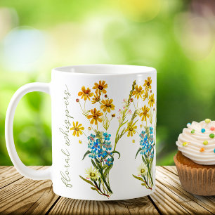 Mug Aquarelle florale   Devis positif   Inspirationnel