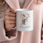Mug Aquarelle florale - F<br><div class="desc">Offrez cette magnifique tasse en cadeau à votre fête de mariage,  à votre mère ou à votre ami! !</div>