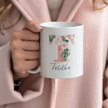 Mug Aquarelle florale - T<br><div class="desc">Offrez cette magnifique tasse en cadeau à votre fête de mariage, à votre mère ou à votre ami! !</div>