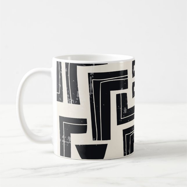 Mug Aquarelle formes abstraites (Gauche)