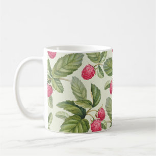 Mug Aquarelle Framboise Motif sans couture