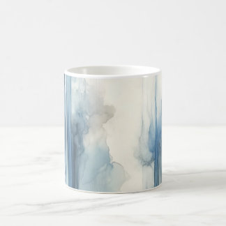 Mug Aquarelle Grandes Art - Fluide Bleu Ombre