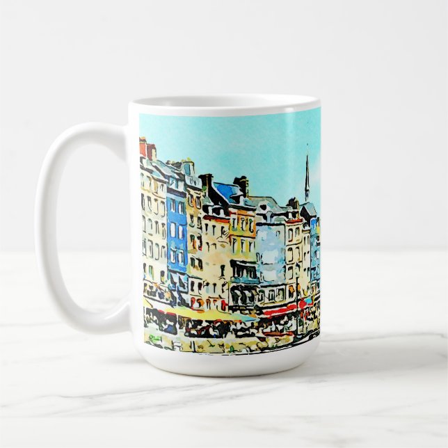 Mug Aquarelle Honfleur (Gauche)