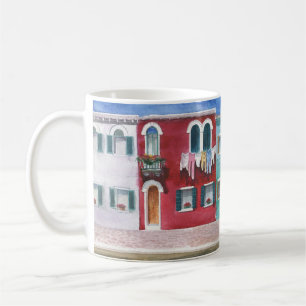 Mug Aquarelle Italie : Main tirée