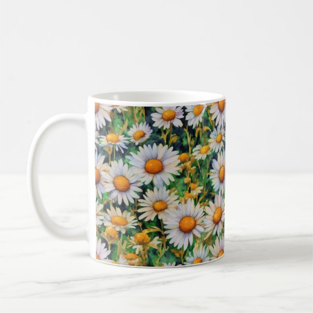 Mug Aquarelle Jardin Fleurs Faisy (Gauche)