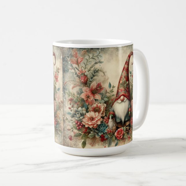 Mug Aquarelle Joyeux Noël Gnom (Devant droit)