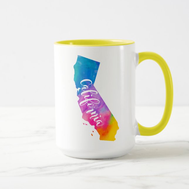 Mug Aquarelle la Californie (Droite)