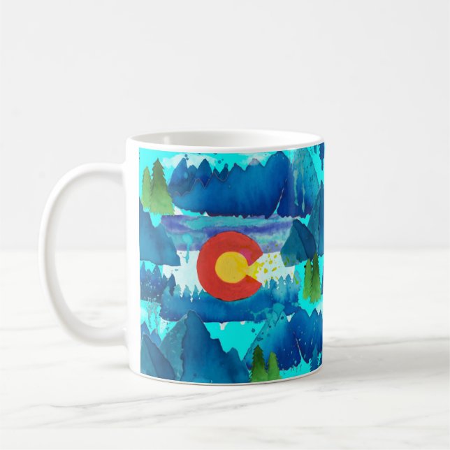 Mug Aquarelle le Colorado (Gauche)
