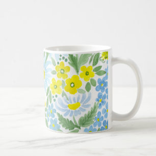 Mug Aquarelle . Les fleurs des champs . Camomille