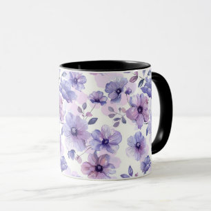 Mug Aquarelle Mignon Élégant Chic Romantique Floral