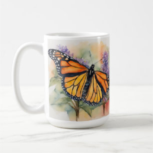 Mug Aquarelle Monarch Papillon Imprimer