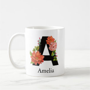 Mug Aquarelle monographique personnalisée T