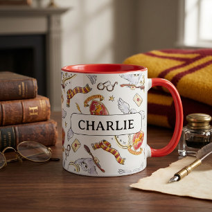 Mug Aquarelle motif GRYFFINDOR™ Hedwig