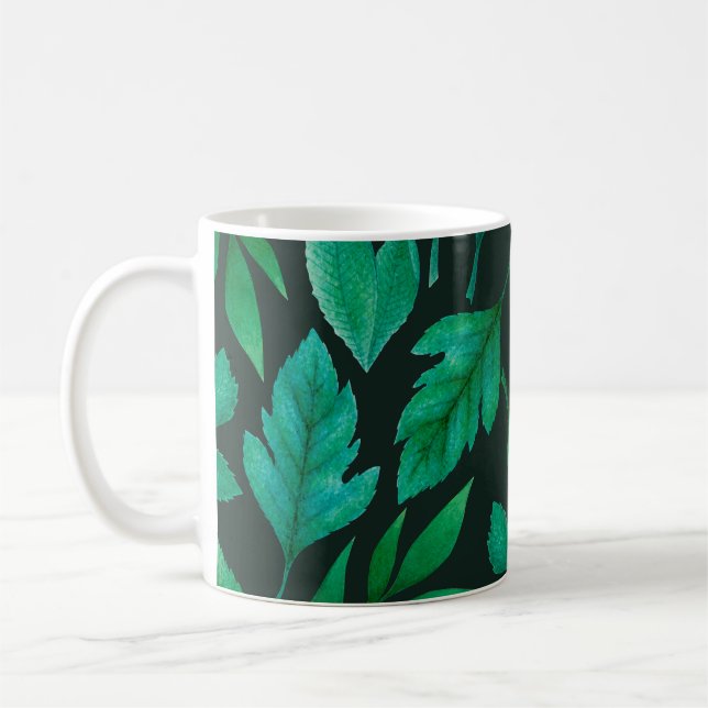 Mug Aquarelle motif sans couture avec peint à la main  (Gauche)