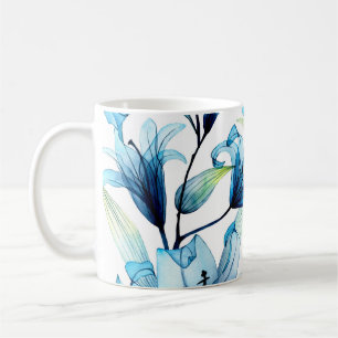 Mug aquarelle motif transparent avec flotteur transpar