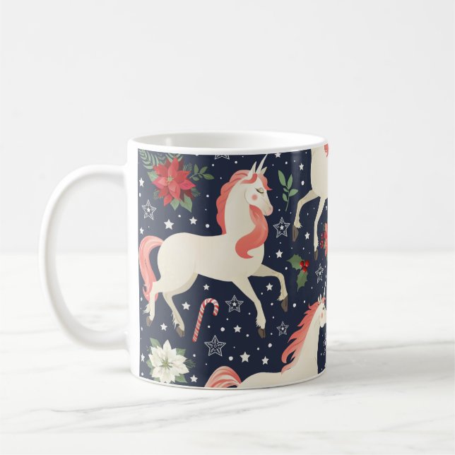 Mug Aquarelle motif transparent avec tranche mûre (Gauche)