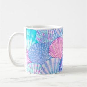 Mug Aquarelle motif transparent. Main dessinée