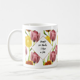 Mug Aquarelle multicolore Tulip Floral