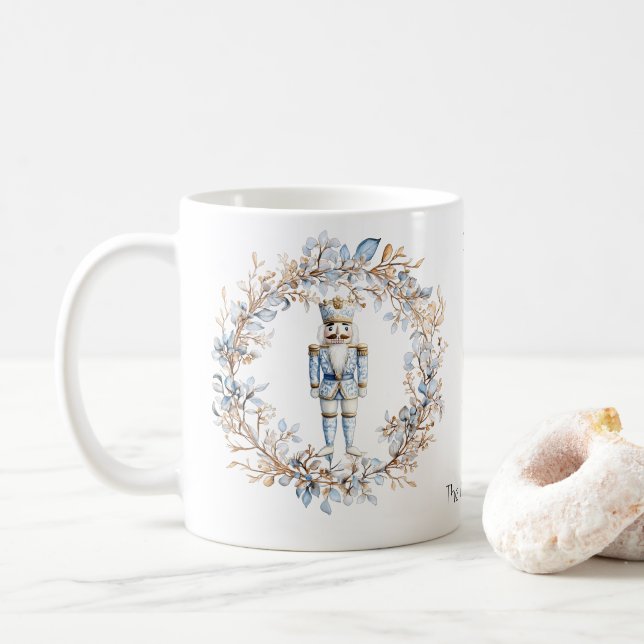 Mug Aquarelle Noisette Noël (Avec donut)