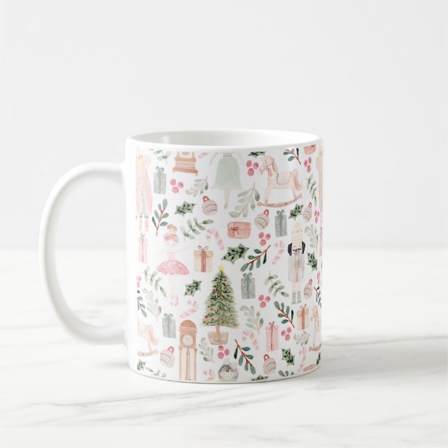 Mug Aquarelle Nutcracker Holiday (Gauche)