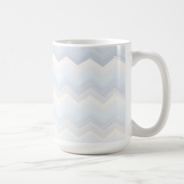 Mug Aquarelle Ocean Shades Chevron (Droite)