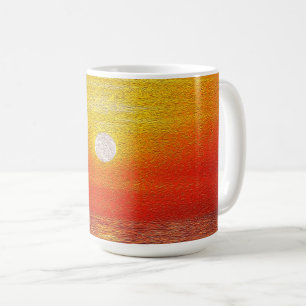 Mug Aquarelle Océan Sunset Summer Beach Waves