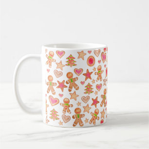Mug aquarelle pain d'épices de Noël cookies