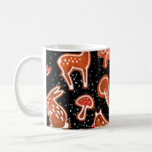 Mug Aquarelle pain d'épices sans couture motif