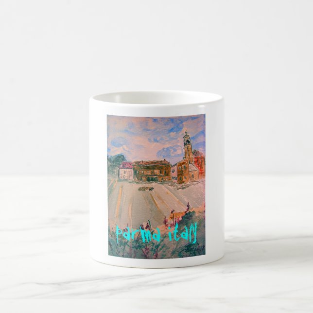 Mug aquarelle parma italie (Centre)